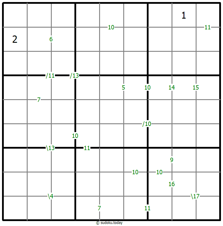 Sums Sudoku 22-October-2020