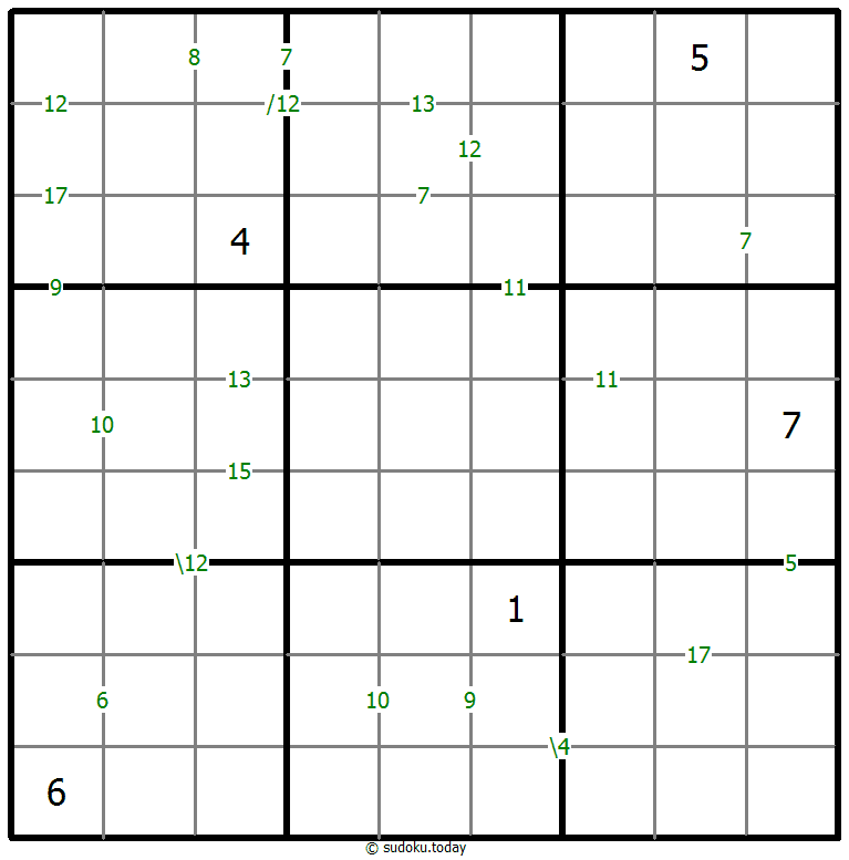Sums Sudoku 23-October-2020