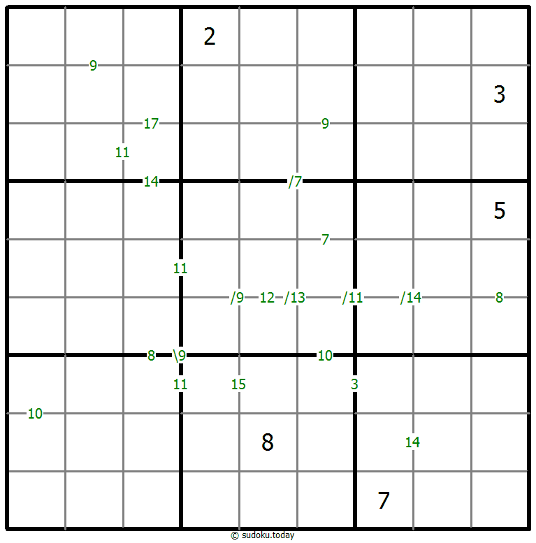 Sums Sudoku 18-October-2020