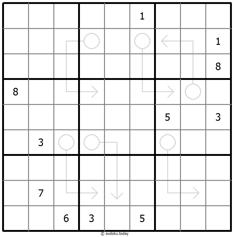 Arrow Sudoku 28-October-2020