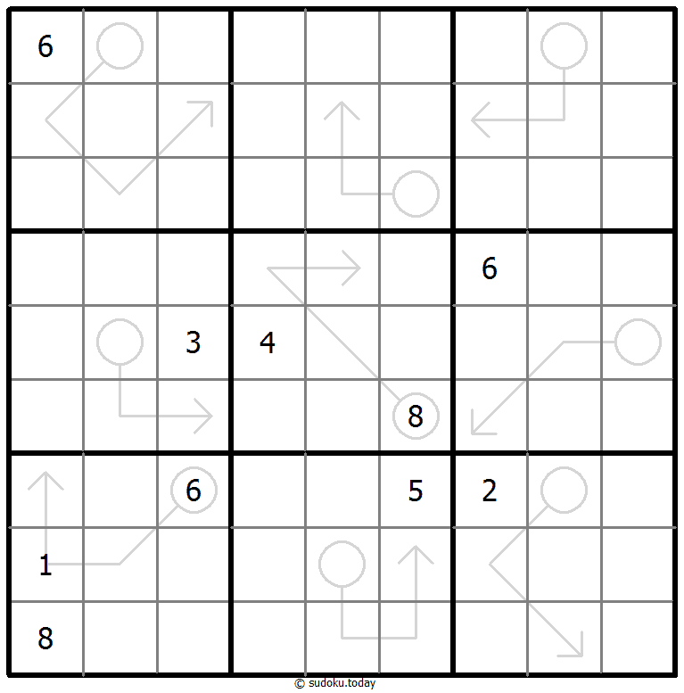 Sudoku ze strzałkami #66803