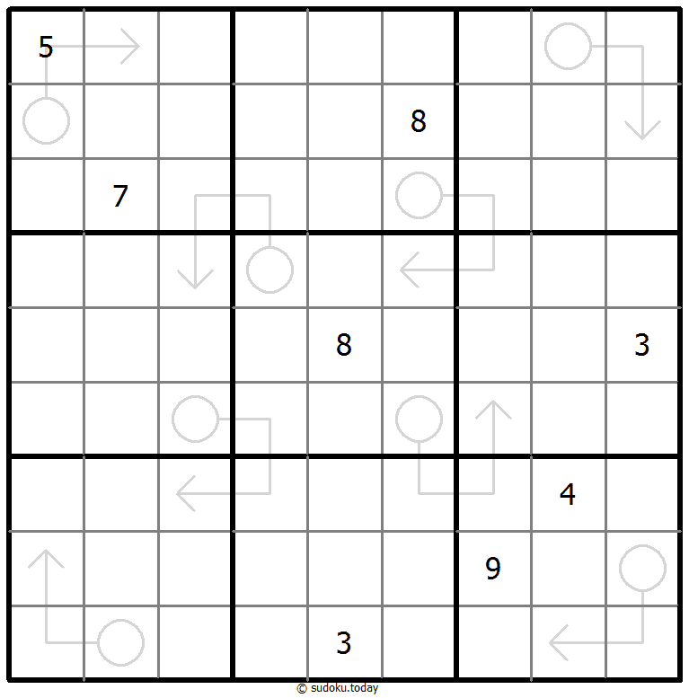 Arrow Sudoku 13-April-2025