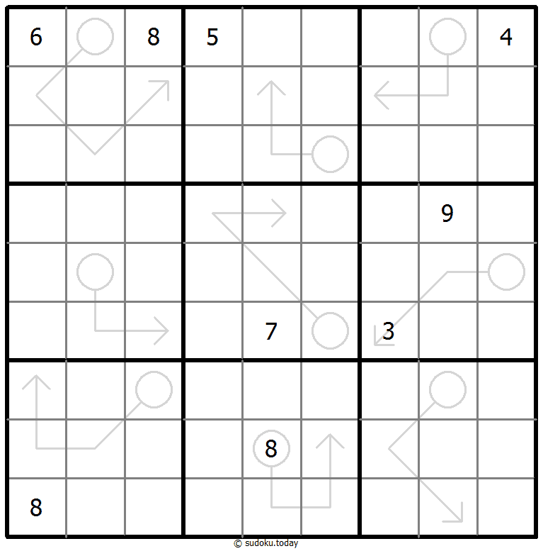 Arrow Sudoku 29-October-2020