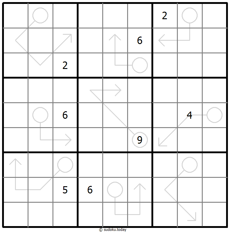 箭头數獨 #67048