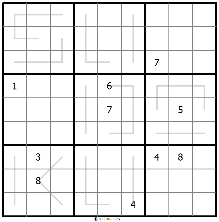 Sudoku Croissant #66934