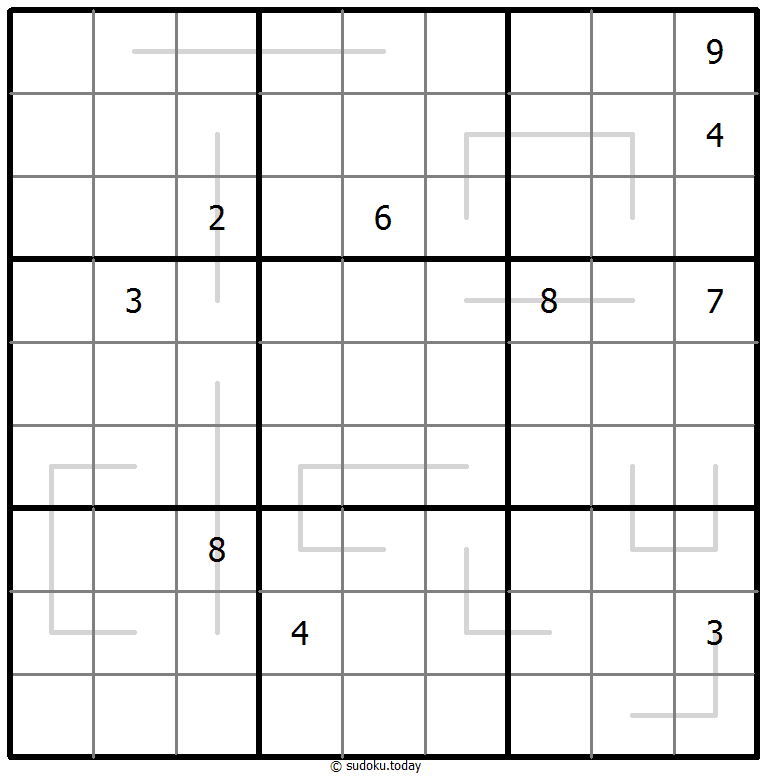 Sudoku Croissant #67064
