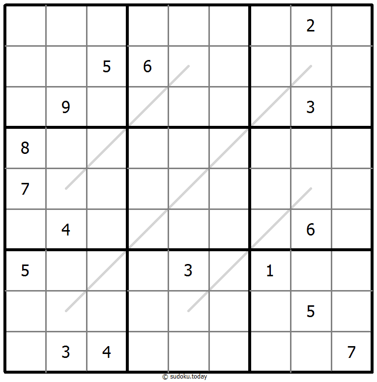 Sudoku Croissant #67158