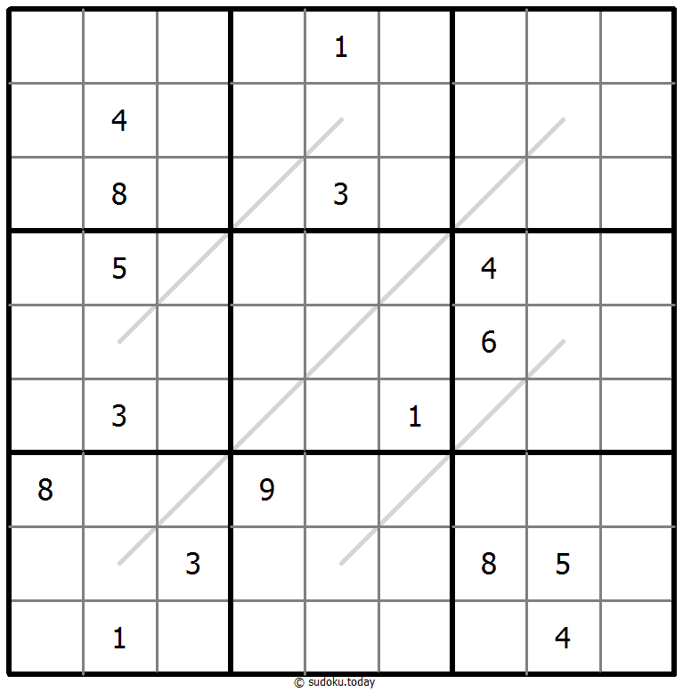 Sudoku Croissant #67186