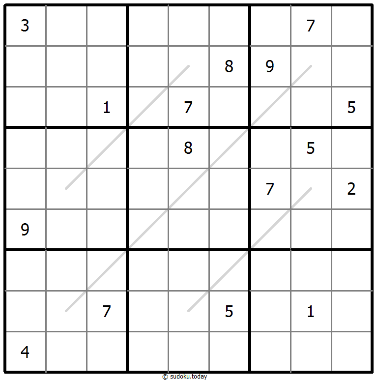 Sudoku Croissant #67187