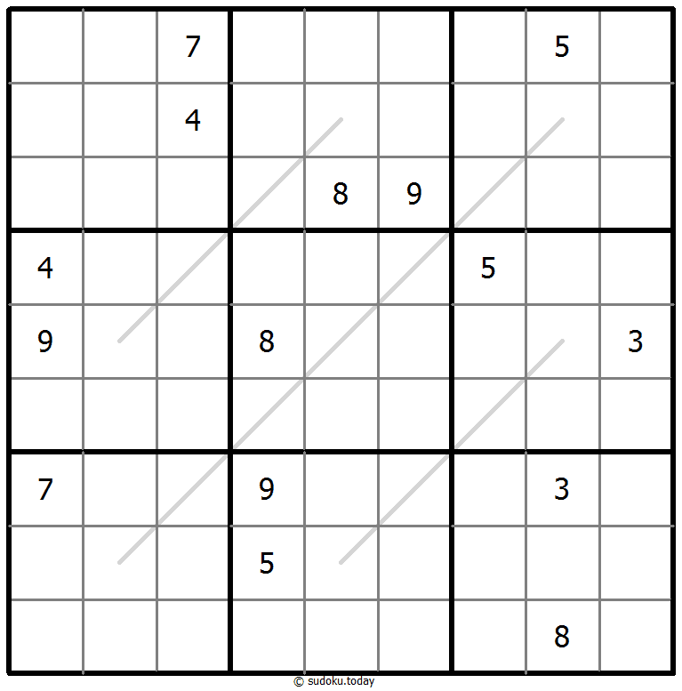 Sudoku Croissant #67208
