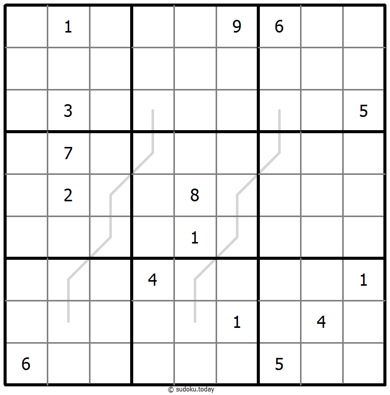 Sudoku Croissant #67282