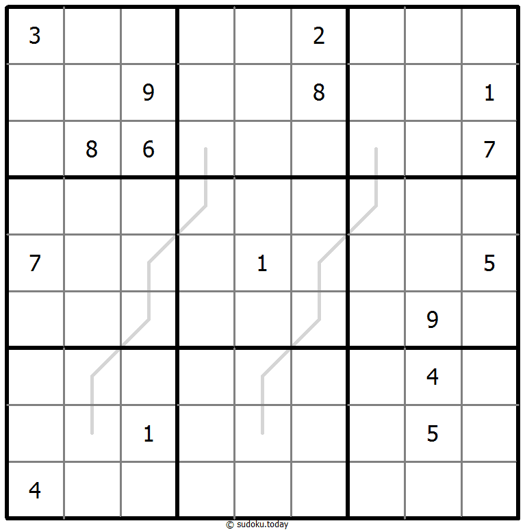 Creasing Sudoku 2-January-2021