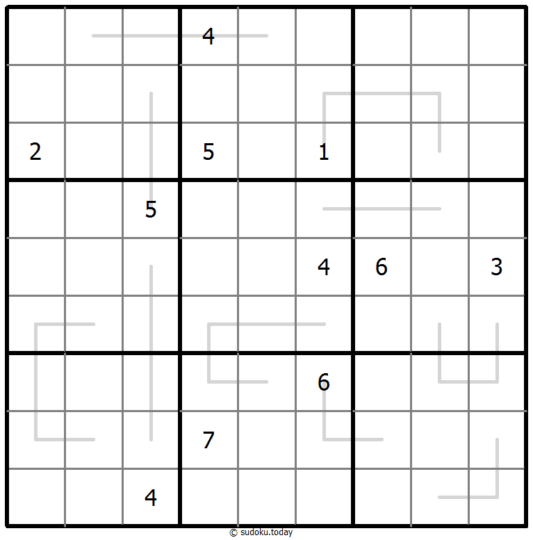 Creasing Sudoku 23-November-2020