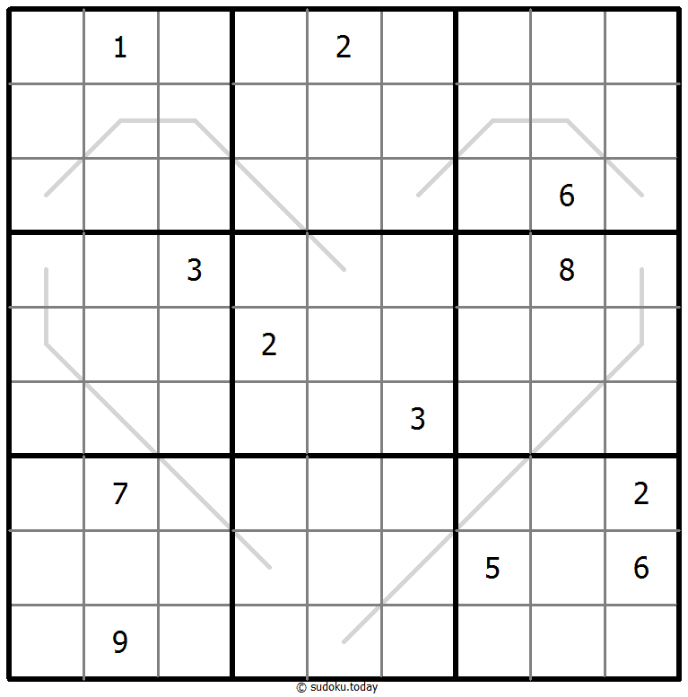 Sudoku Croissant #67477