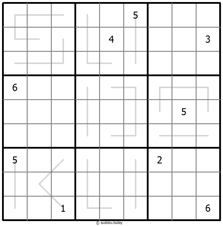 Sudoku Croissant #67480