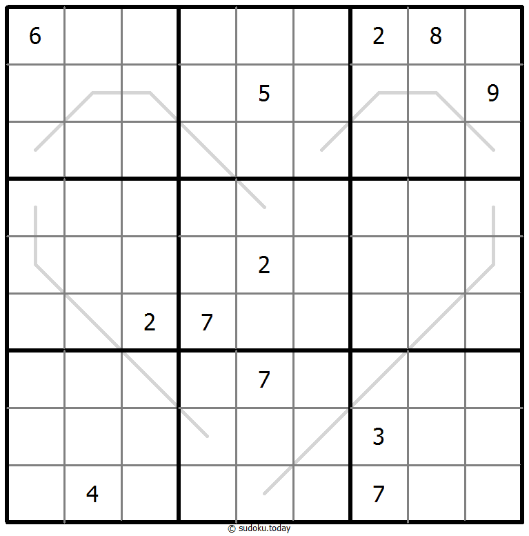 Sudoku Croissant #67482