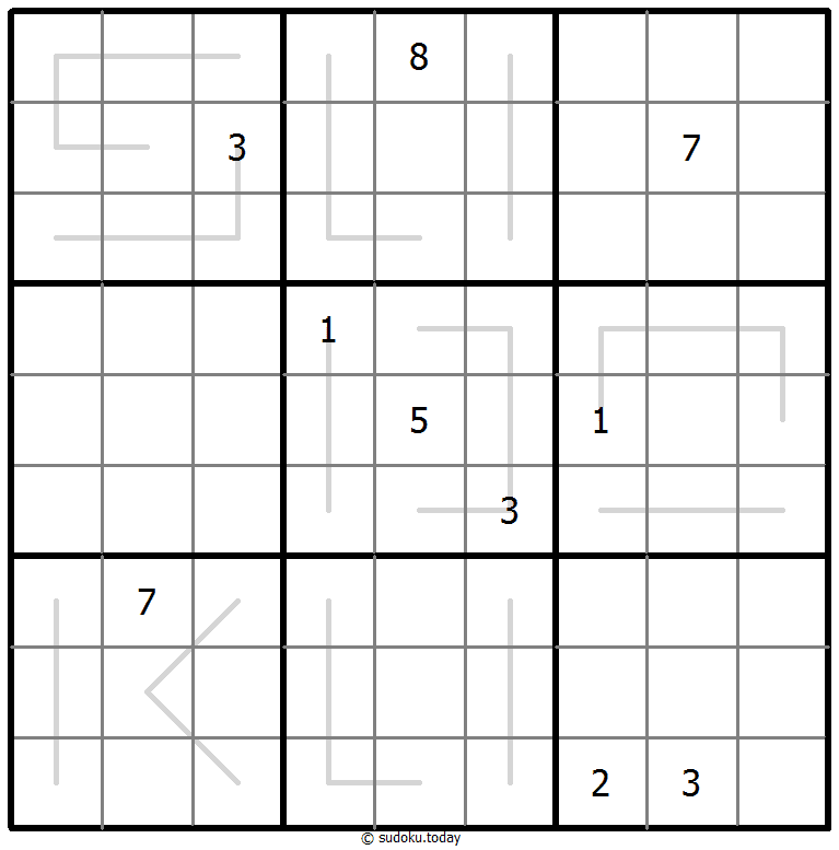 Sudoku Croissant #67497