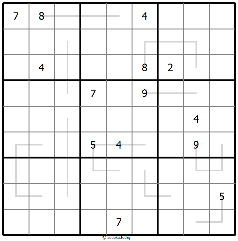 Sudoku Croissant #67500