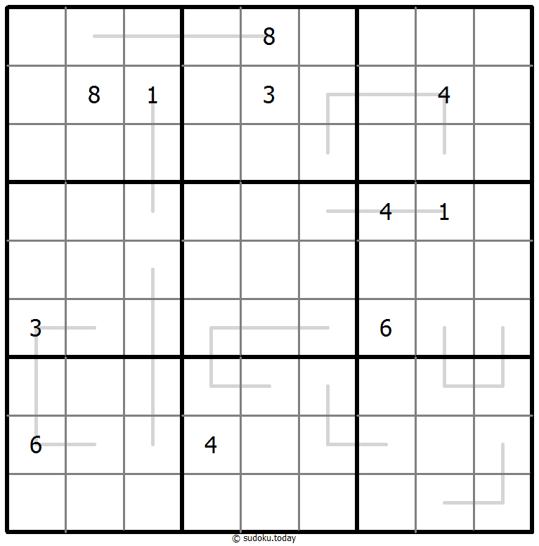 Sudoku Croissant #67501