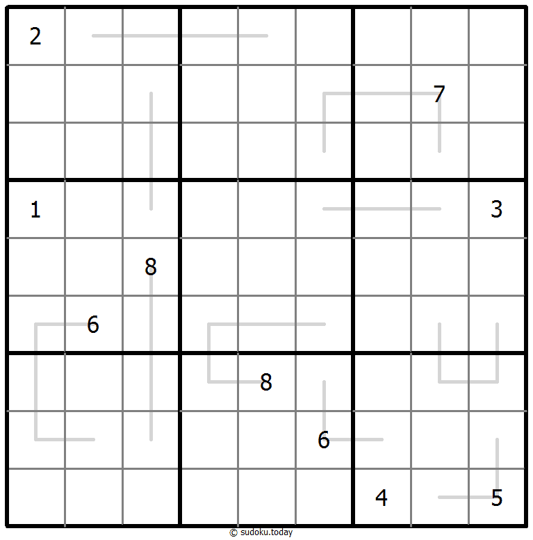 Sudoku Croissant #67511