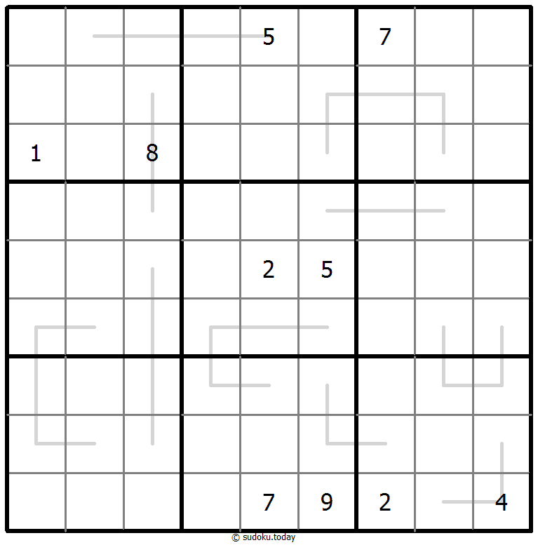 Sudoku Croissant #67513