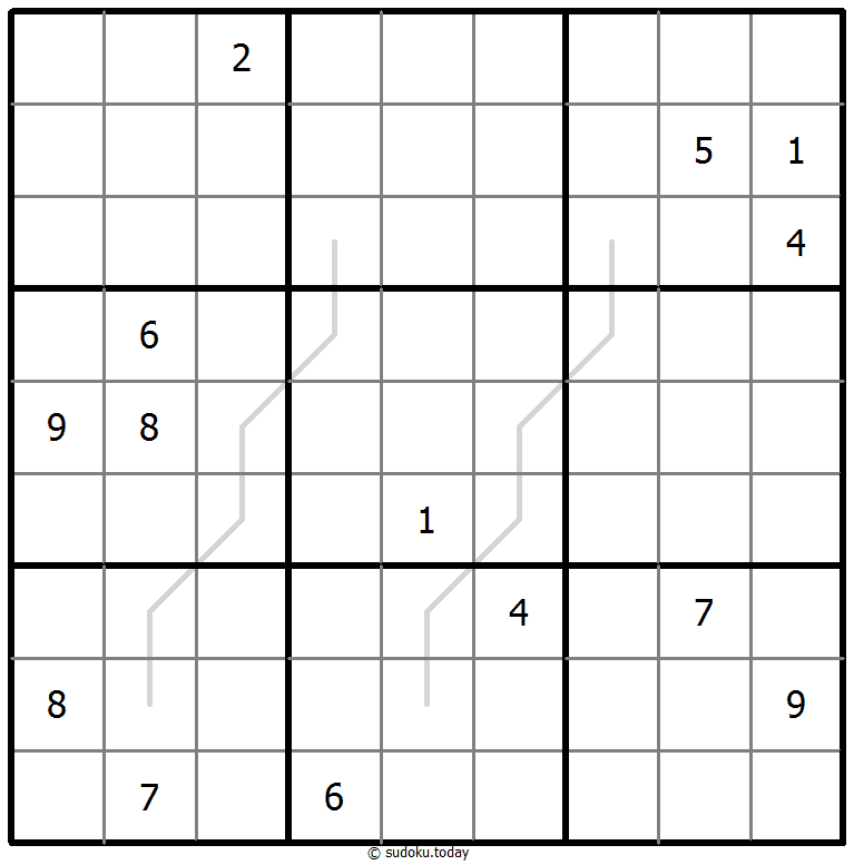 Sudoku Croissant #67528