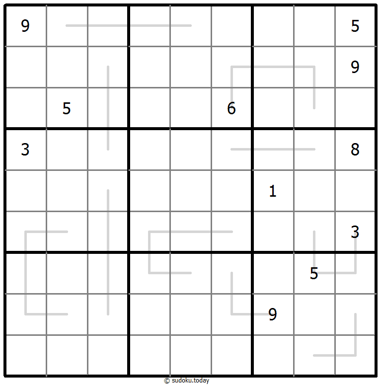 Sudoku Croissant #67536
