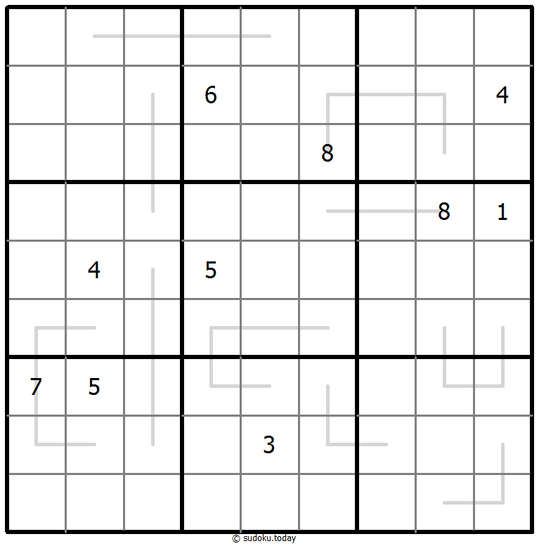 Sudoku Croissant #67538