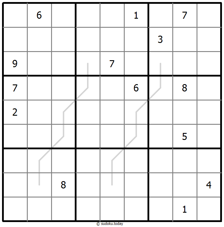 Sudoku Croissant #67539