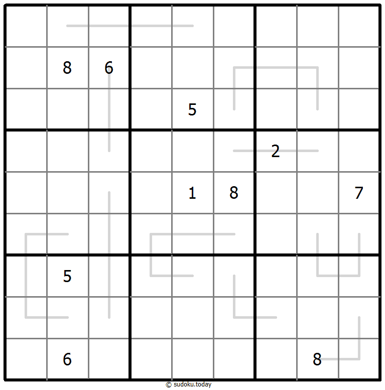 Sudoku Croissant #67542