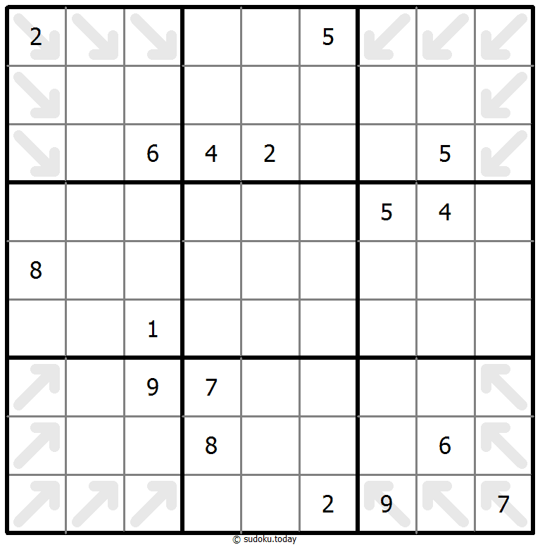 Sudoku Loại trừ ví dụ câu đố