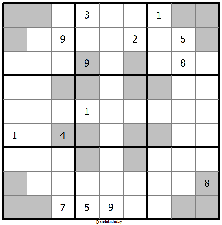 Fortress Sudoku 25 January 2026