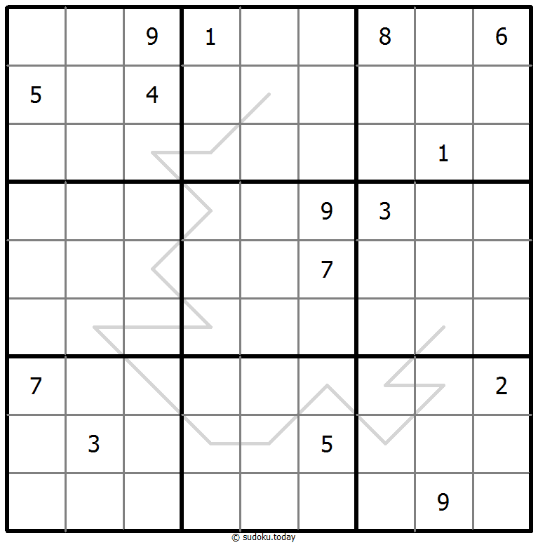 Sudoku Palíndromo #68091