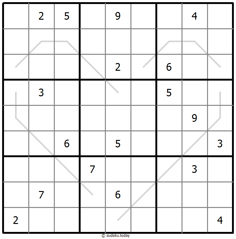 Parity Lines Sudoku