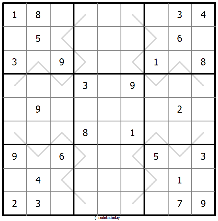 Sudoku lignes pair-impair #67636