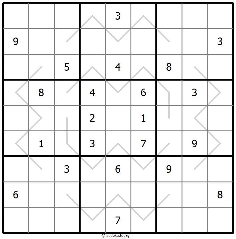 Parity Lines Sudoku 29 January 2026