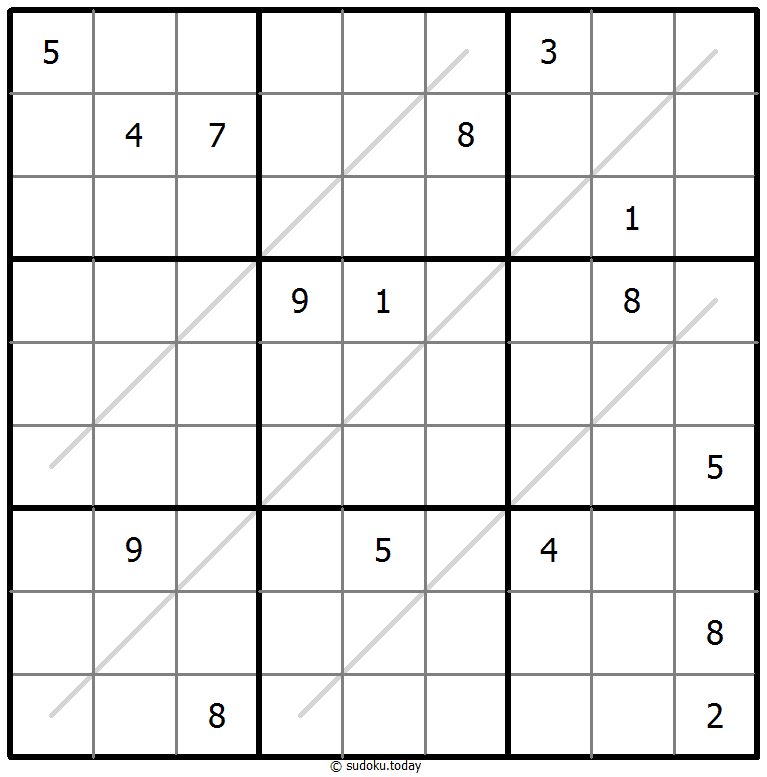 Parity Lines Sudoku