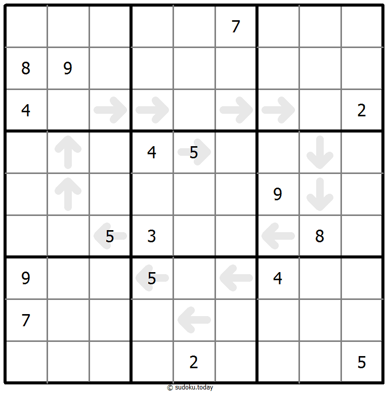 Sudoku Apontando para o Próximo