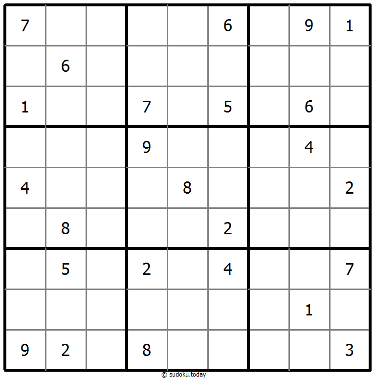 Sudoku Clássico Dia 27 de Outubro de 2025