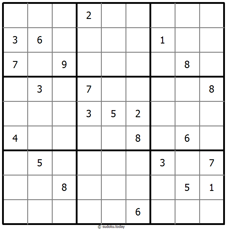 Класичне судоку 02 November 2025