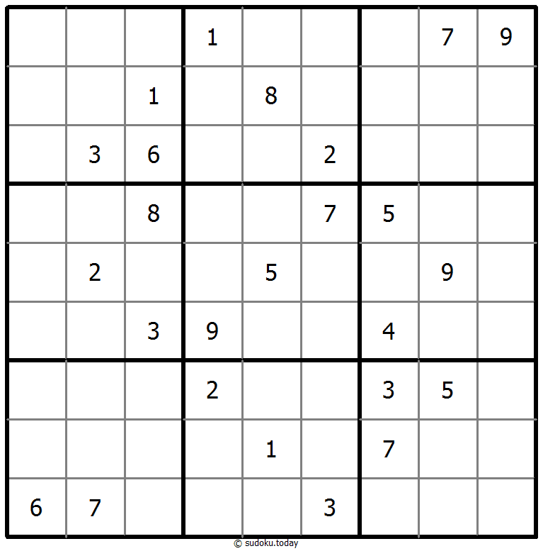 ซูโดกุคลาสสิก 01 November 2025