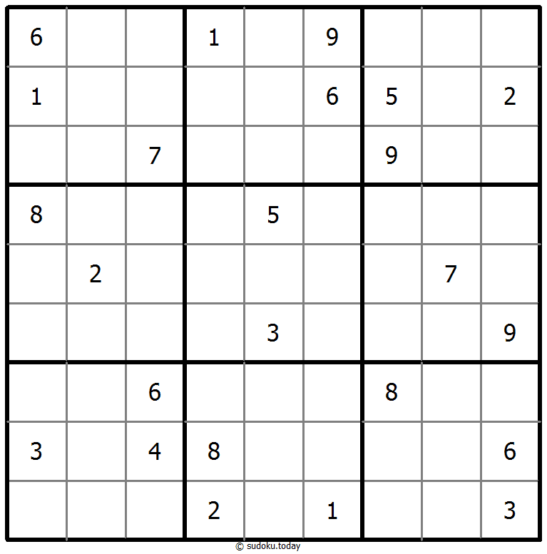 Sudoku Clássico Dia 01 de Novembro de 2025