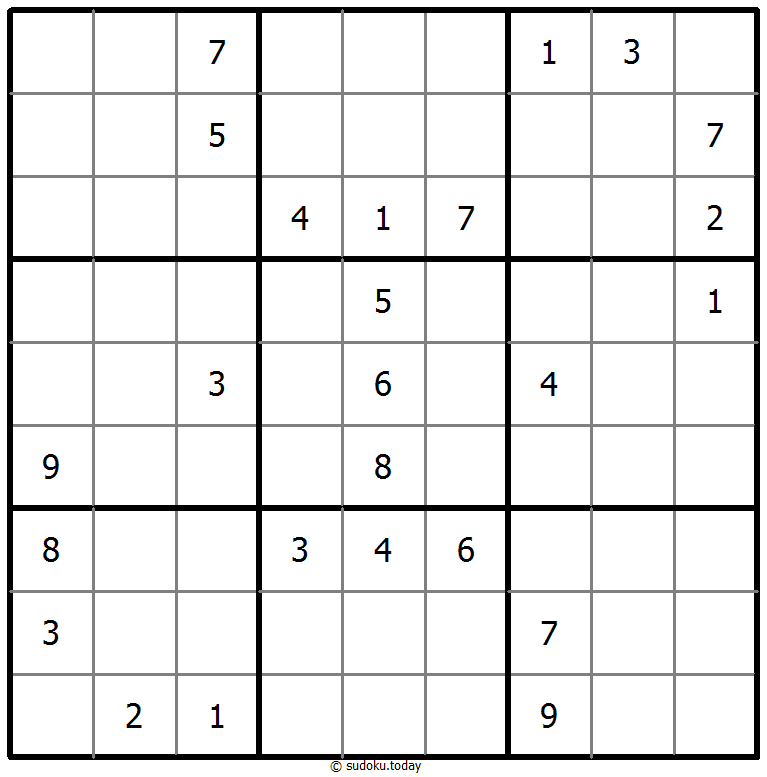 Sudoku Klasik 28 October 2025