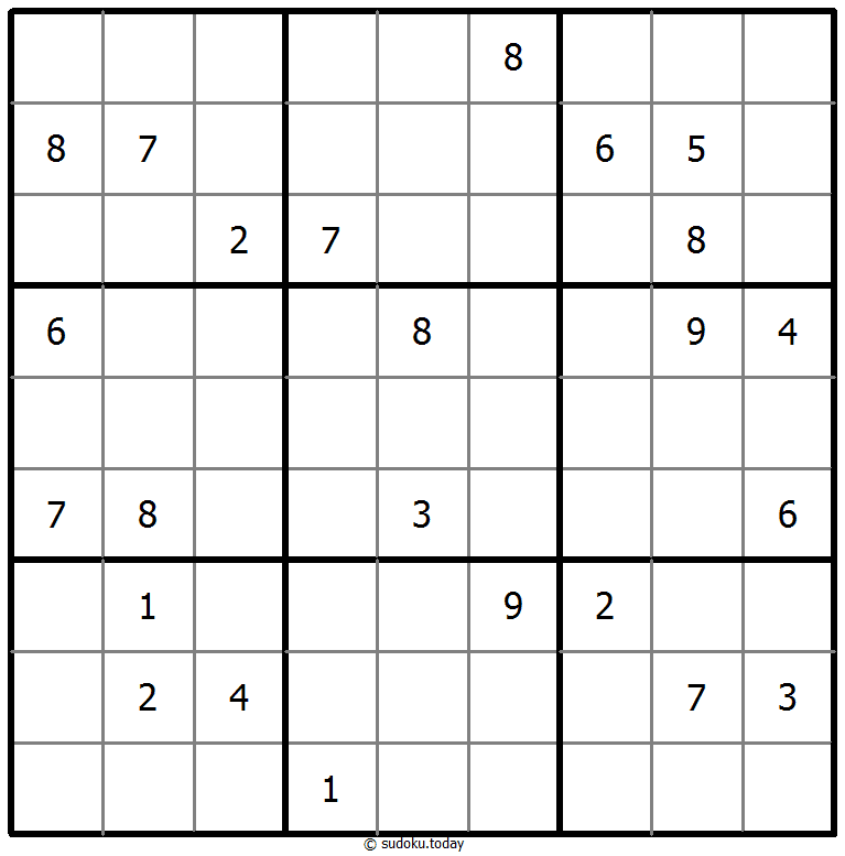 Sudoku Klasik 27 October 2025