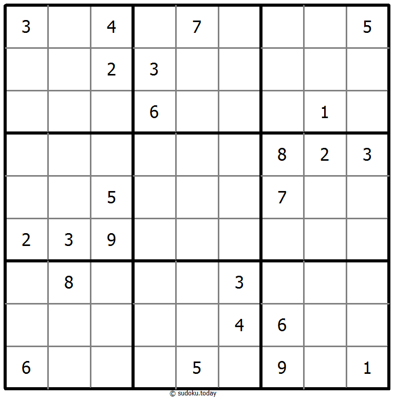 Klasyczne Sudoku 05 November 2025
