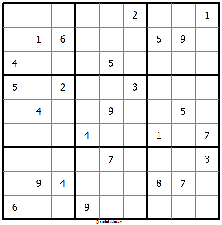 经典數獨 2025年11月01日