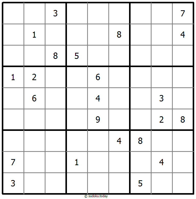 Sudoku Klasik 27 October 2025