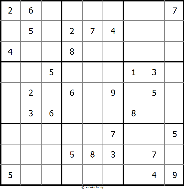 क्लासिक सुडोकू #24254