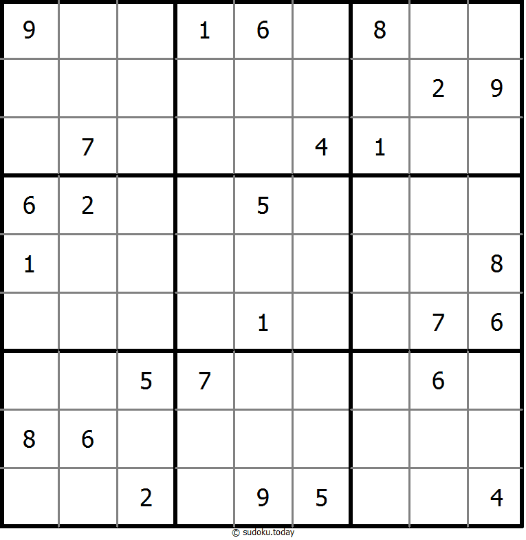 क्लासिक सुडोकू #9535