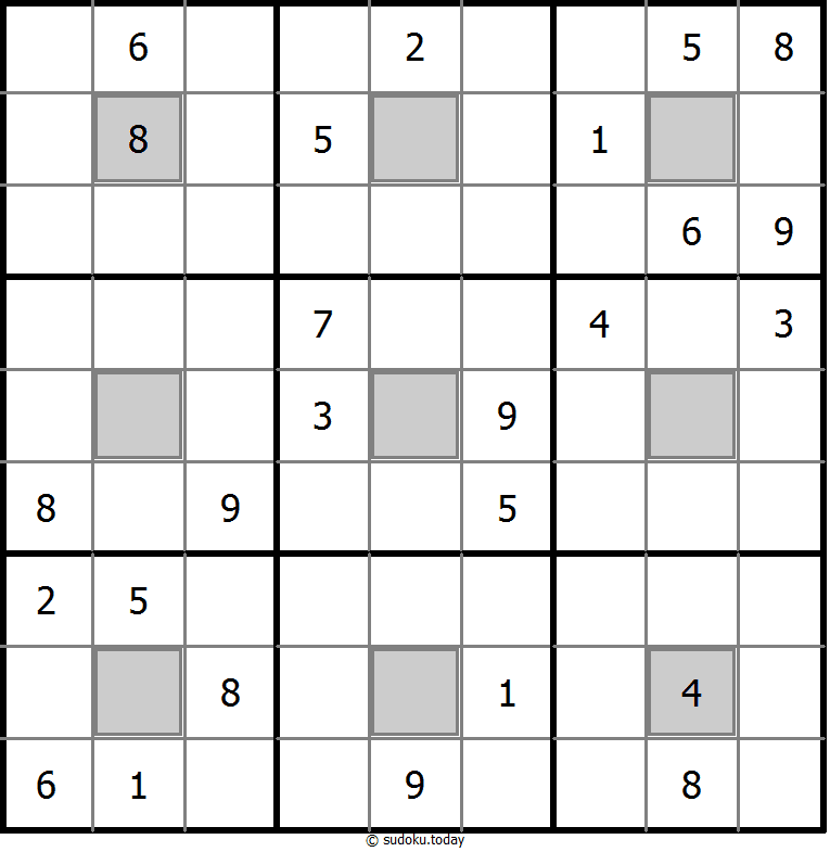 Sudoku a Colori (regioni da 9 numeri senza ripetizione)